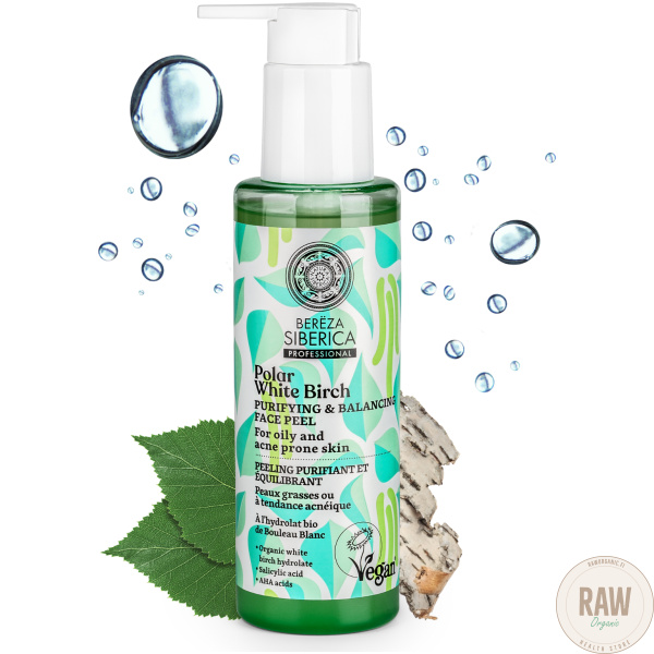 Natura Siberica Polar White Birch. Purifying & balancing face peel, 145 ml – kuva 2