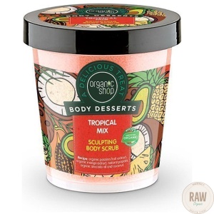 Body dessers Organic Shop Tropical mix vartalokuorinta 450ml
