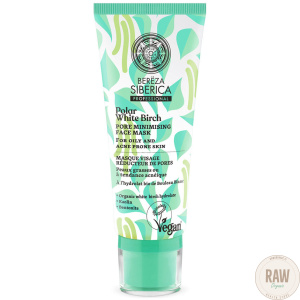 Natura Siberica polar white birch pore minimising face mask 100ml