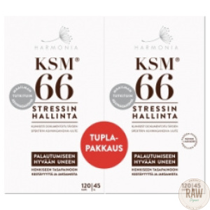 Harmonia KSM66 TUPLAPAKKAUS 120×2 kaps