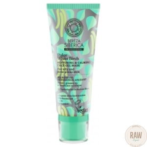 Natura Siberica polar white birch Restoring & calming face gel mask 100ml