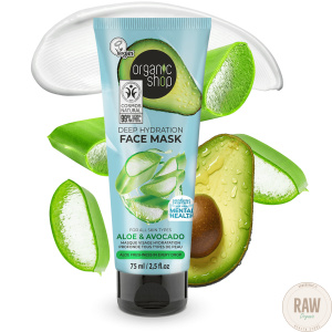 Organic Shop Deep Hydration Face Mask Aloe & Avocado 75 ml