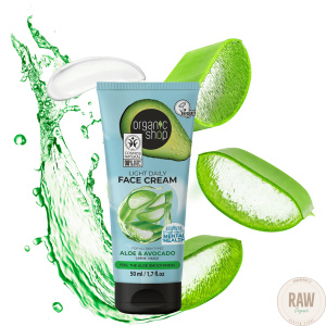 Organic Shop Light Daily Face Cream Aloe & Avocado 50 ml