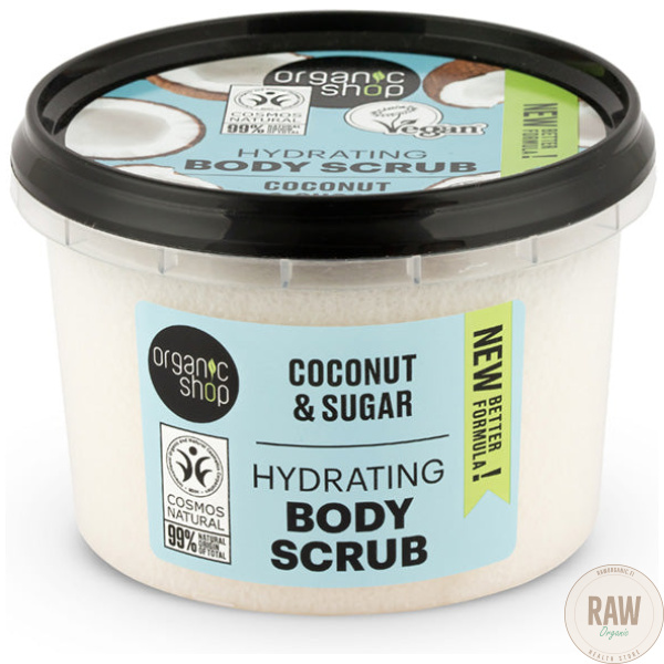 Organic Shop Hydrating Coconut & Sugar Body Scrub 250 ml – kuva 5