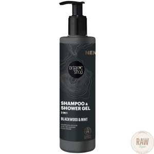 Organic Shop Shampoo & Shower Gel 2 in 1 Blackwood & Mint 280 ml
