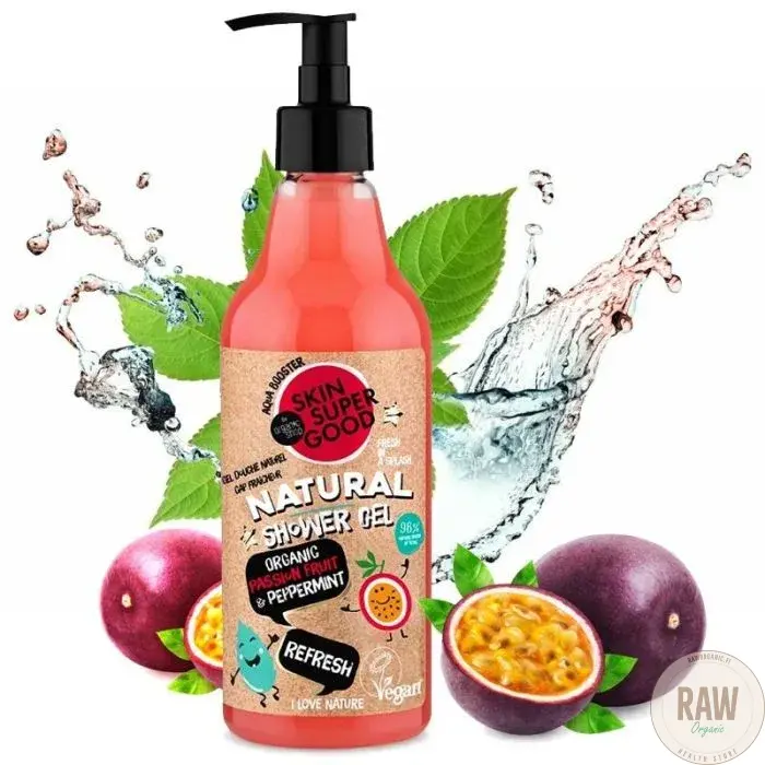 Skin Super Good Natural Passion Fruit & Peppermint Shower Gel 500 ml