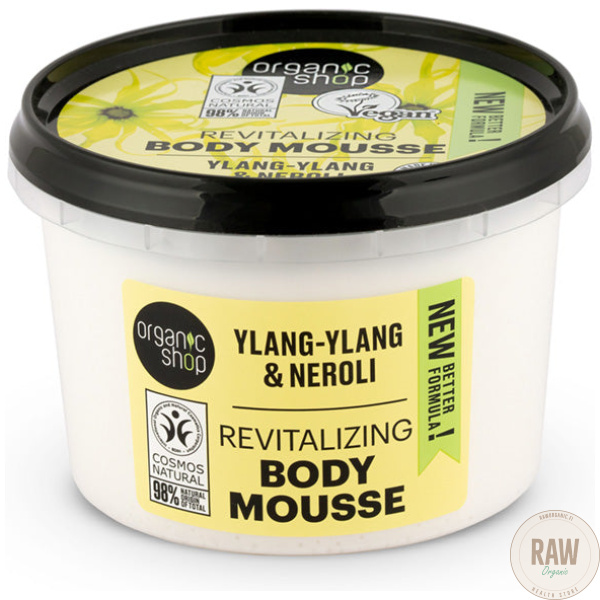 Organic Shop Revitalizing Body Mousse Ylang-Ylang & Neroli 250 ml – kuva 2
