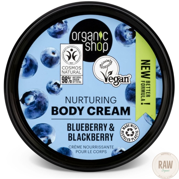 Organic Shop Nurturing Body Cream Blueberry & Blackberry 250 ml – kuva 5