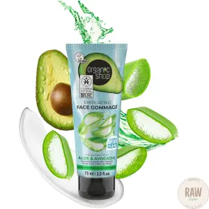Organic Shop Exfoliating Face Gommage Aloe & Avocado 75 ml