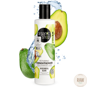 Organic Shop Repairing Conditioner For Damaged Hair Avocado & Olive 280 ml