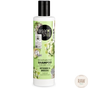 Organic Shop Moisturizing Shampoo For Dry Hair Artichoke & Broccoli 280 ml