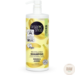 Organic Shop Refilling Shampoo For Normal Hair Banana & Jasmine 1000ml SÄÄSTÖKOKO