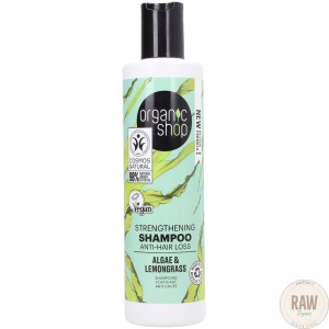 Organic Shop Strengthening Shampoo Anti-Hair loss Algae & Lemongrass 280 ml