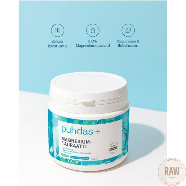 Puhdas+ Magnesium-tauraatti 200g – kuva 2