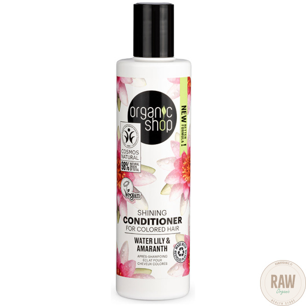 Organic Shop Shining Conditioner For Colored Hair Water Lily & Amaranth 280 ml – kuva 2