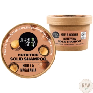 Organic Shop ravitseva palashampoo, hunaja & macadamia, 60g