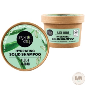 Organic Shop kosteuttava palashampoo, aloe & baobab, 60g