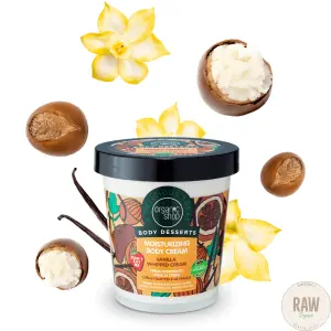 Organic Shop Body Desserts Moisturizing Body Cream Vanilla Whipped Cream, 450ml
