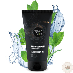Organic Shop Shaving Gel Blackwood & Mint 150 ml