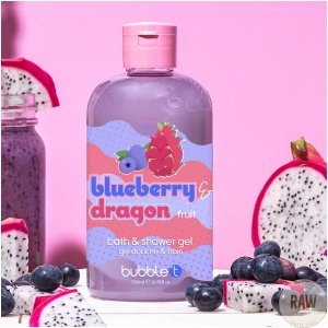 Bubble t Blueberry & Dragonfruit Smoothie Body Wash, 500ml