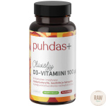 Puhdas+ D3-vitamiini oliiviöljy 100µg, 120 kaps
