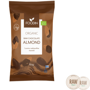 Foodin Raakasuklaamanteli 60g luomu