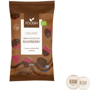 Foodin Raakasuklaavadelma, 50 g luomu