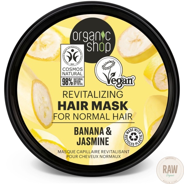 Organic Shop Refilling Hair mask For Normal Hair Banana & Jasmine 250 ml – kuva 3