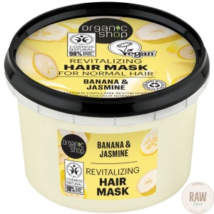 Organic Shop Refilling Hair mask For Normal Hair Banana & Jasmine 250 ml