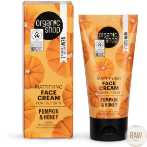 Organic Shop Mattifying Face Cream For Oily Skin Pumpkin & Honey 50 ml