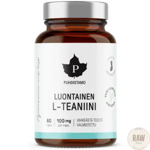 Puhdistamo Luontainen L-Teaniini, 60 kaps.