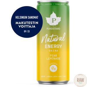 Puhdistamo Energiajuoma Pear lemonade 330ml