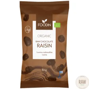 Foodin Luomu Raakasuklaarusina 80 g