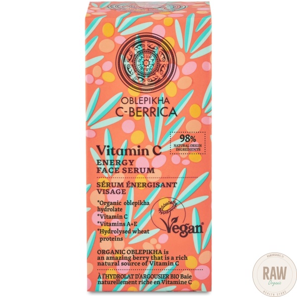Natura Siberica Vitamin-C Energizing Kasvoseerumi 30 ml – kuva 2
