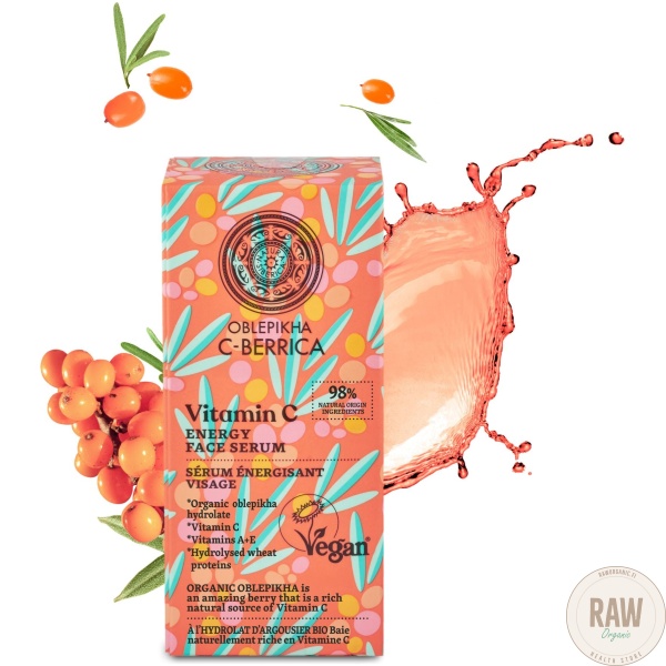 Natura Siberica Vitamin-C Energizing Kasvoseerumi 30 ml – kuva 4