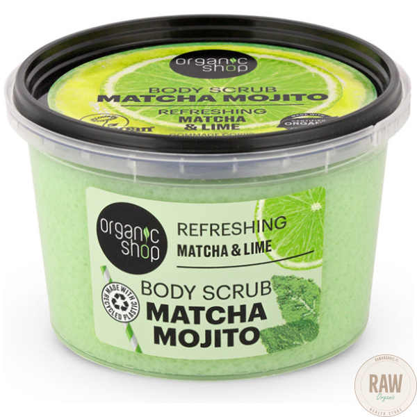 Organic Shop Mojito Body Scrub Matcha & Lime, 250ml – kuva 2