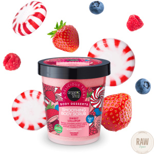 Organic Shop Body Desserts Smoothing Body Scrub Sweet Lollipop  450ml