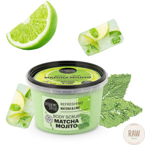 Organic Shop Mojito Body Scrub Matcha & Lime, 250ml