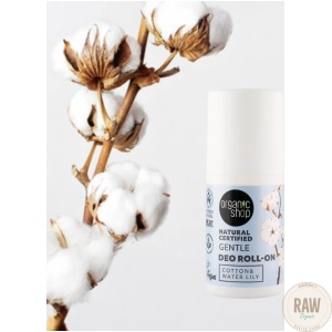 Organic Shop Natural Certified hellävarainen deo roll-on cotton & water lily 50ml