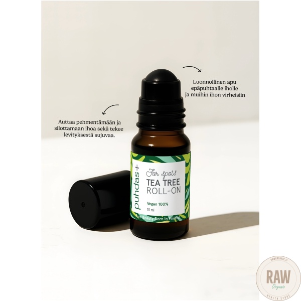 Puhdas+ beauty oil teepuuöljy roll-on, 10 ml – kuva 6