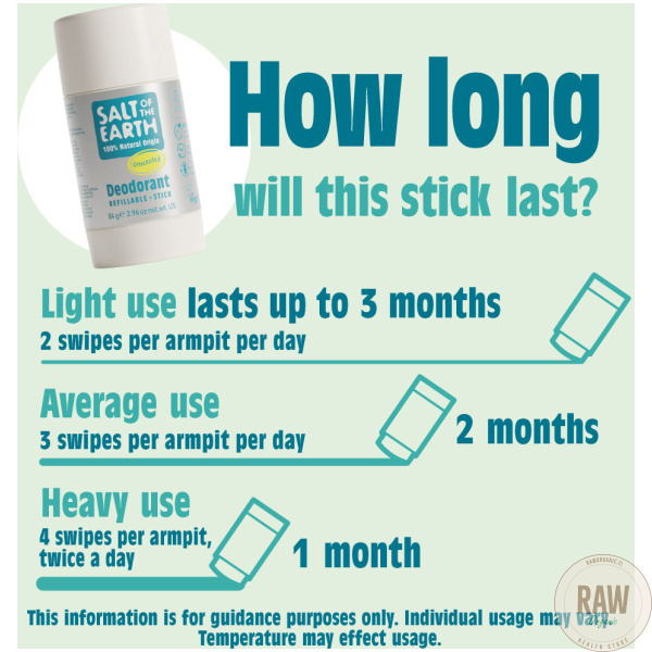 Salt of the Earth Unscented Deodorant Stick 84 g – kuva 6