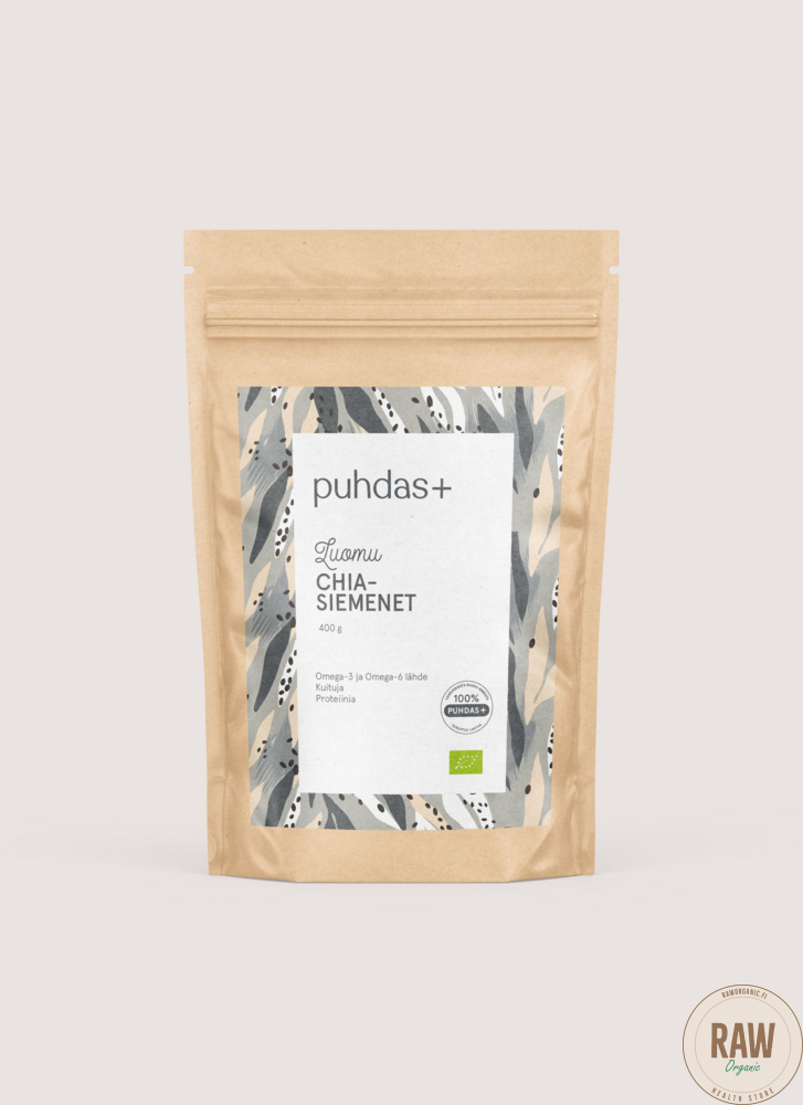 Puhdas+Luomu Chia-Siemen, 400g