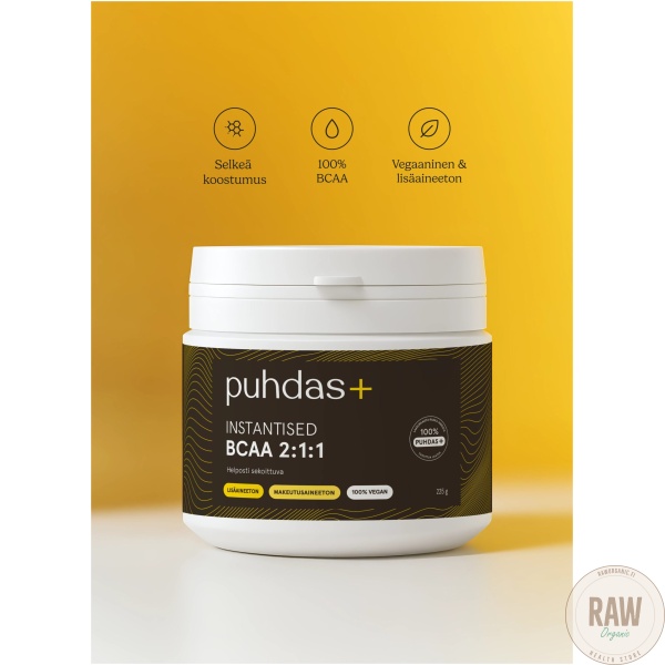 Puhdas+ BCAA-aminohappovalmiste 225 g – kuva 2