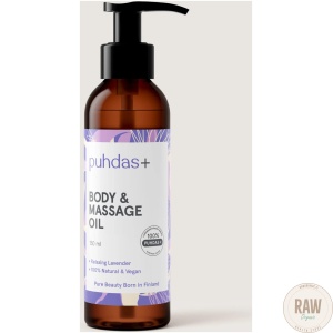 Puhdas+ Body & Massage Oil Lavender, 150 ml