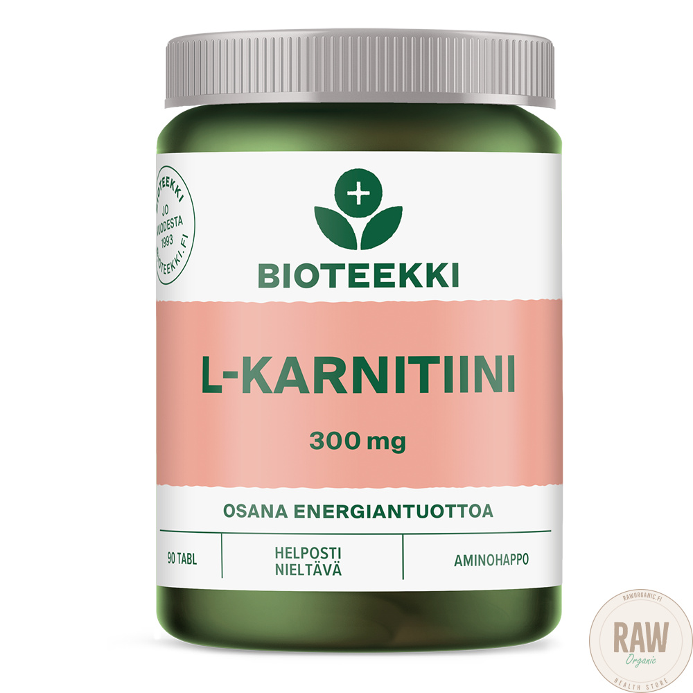 Bioteekki L-karnitiini, 90 tabl.