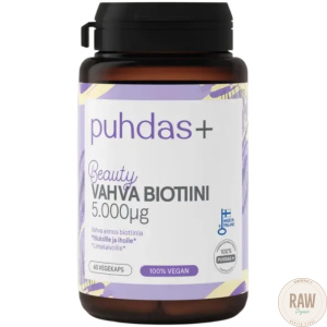 Puhdas+ Vahva Biotiini 5.000 µg, 60kaps