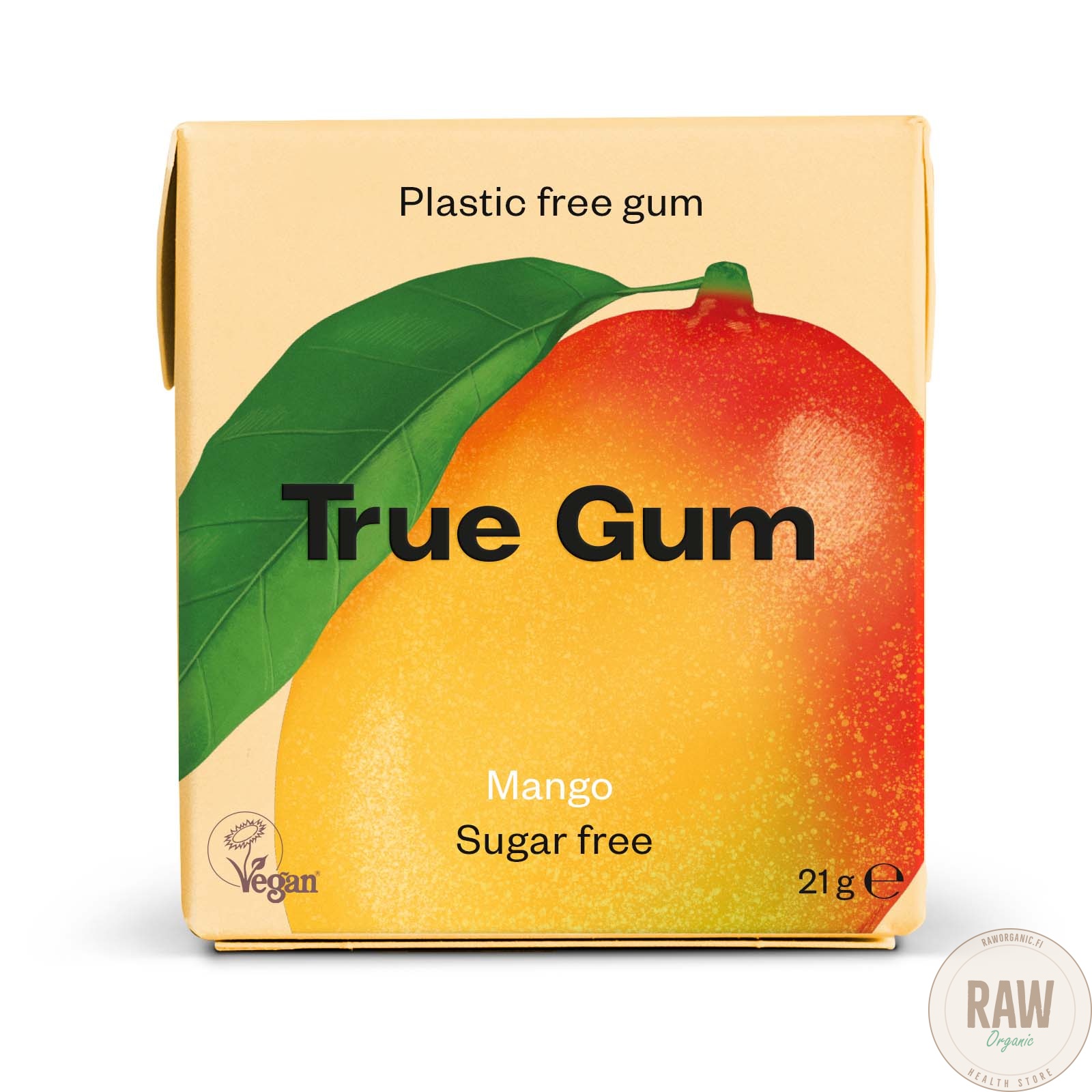 True Gum Mango Muoviton Ksylitolipurukumi 21g
