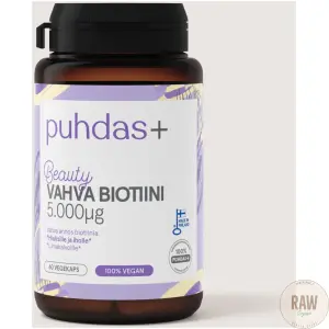 Puhdas+ Vahva Biotiini 5.000 µg, 60kaps