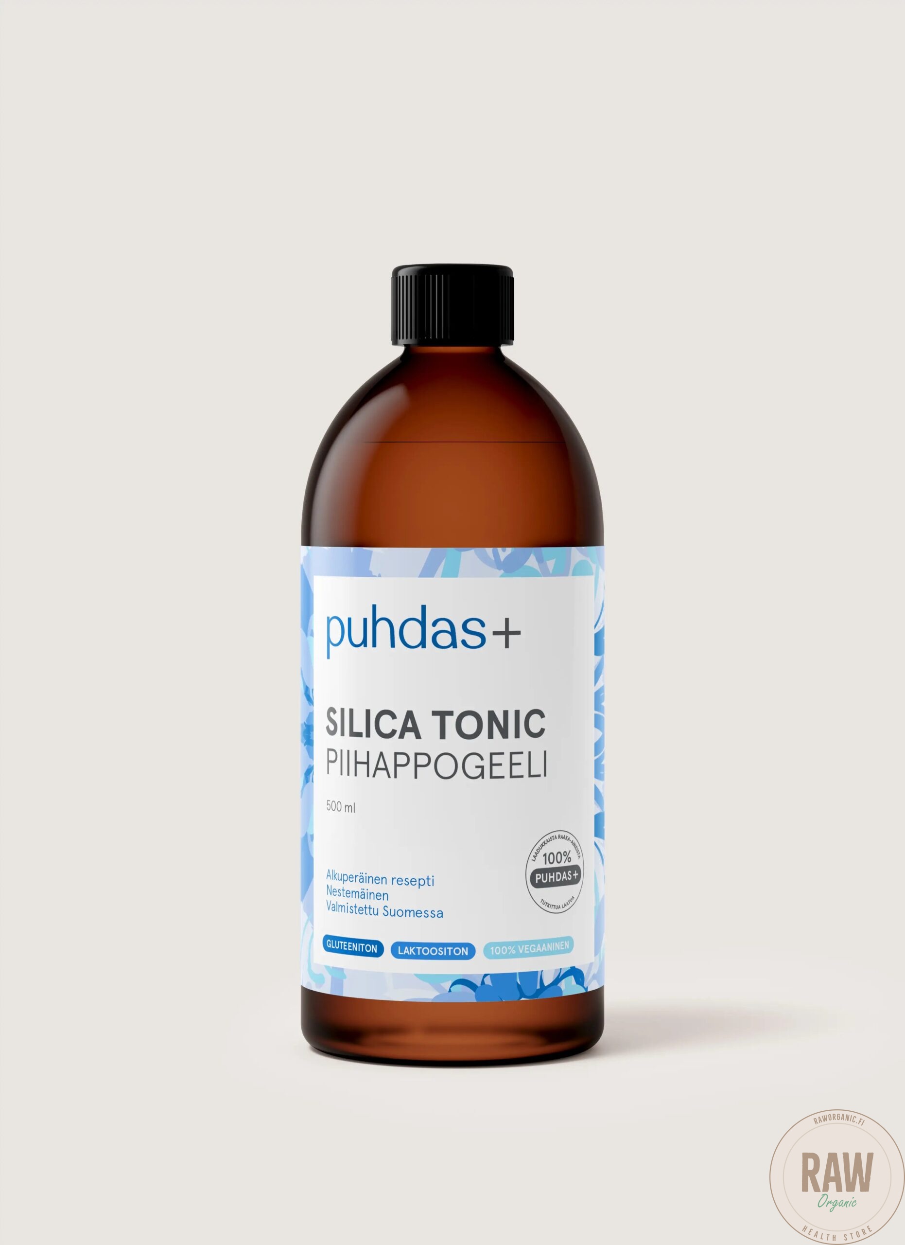 Puhdas+ Silica Tonic Piihappogeeli, 500ml