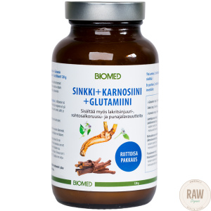 Biomed Sinkki+karnosiini+glutamiini, 120g